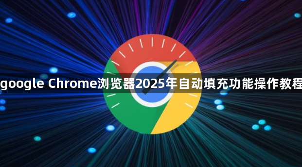 google Chrome浏览器2025年自动填充功能操作教程1