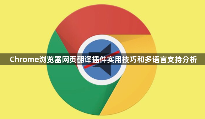 Chrome浏览器网页翻译插件实用技巧和多语言支持分析1