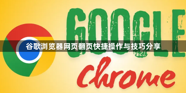 谷歌浏览器网页翻页快捷操作与技巧分享1