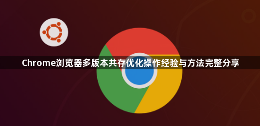 Chrome浏览器多版本共存优化操作经验与方法完整分享1