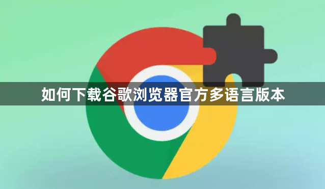 如何下载谷歌浏览器官方多语言版本1