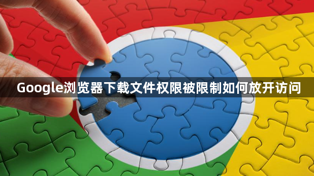 Google浏览器下载文件权限被限制如何放开访问1