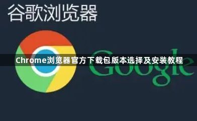 Chrome浏览器官方下载包版本选择及安装教程1