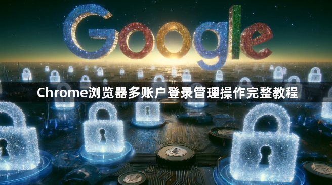 Chrome浏览器多账户登录管理操作完整教程1