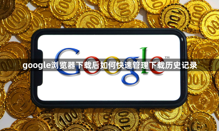 google浏览器下载后如何快速管理下载历史记录1