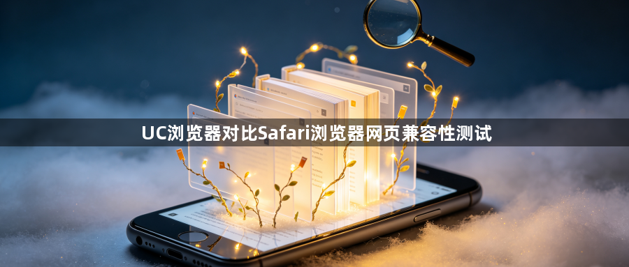 UC浏览器对比Safari浏览器网页兼容性测试1