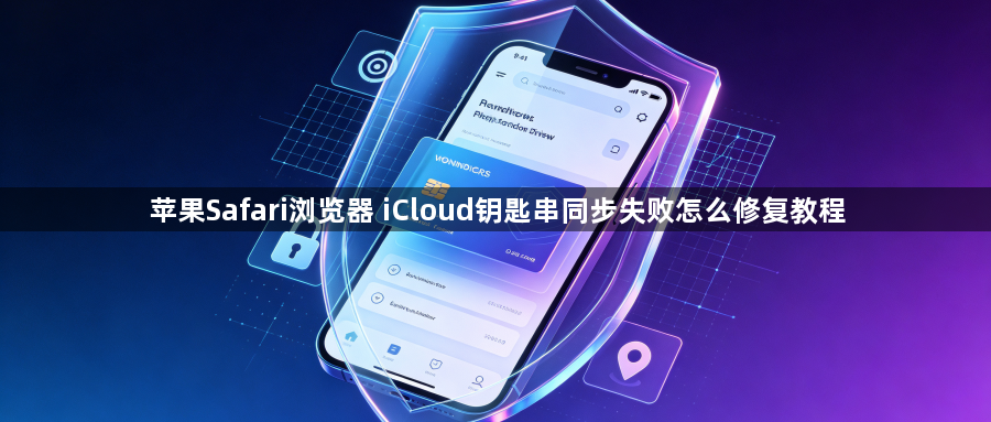 苹果Safari浏览器 iCloud钥匙串同步失败怎么修复教程1