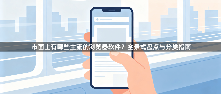 市面上有哪些主流的浏览器软件？全景式盘点与分类指南1