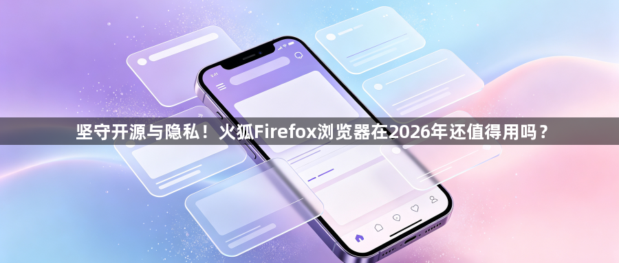 坚守开源与隐私！火狐Firefox浏览器在2026年还值得用吗？1