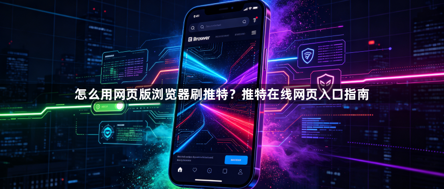 怎么用网页版浏览器刷推特？推特在线网页入口指南1