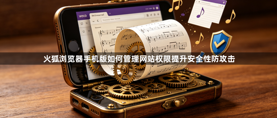 火狐浏览器手机版如何管理网站权限提升安全性防攻击1