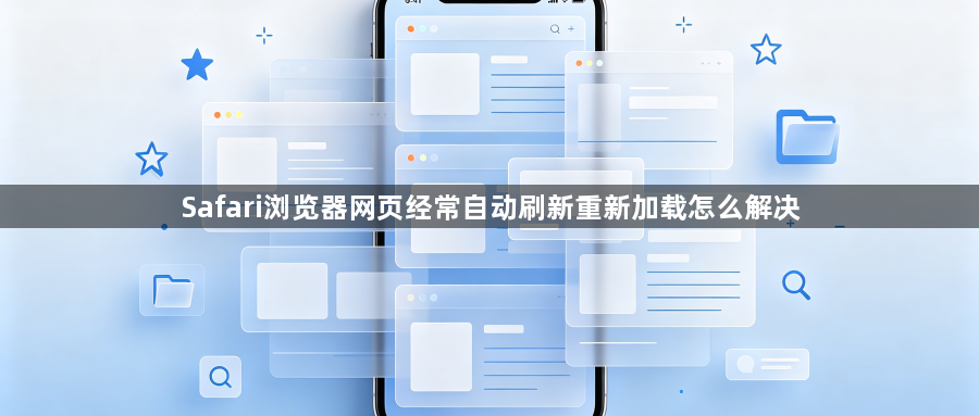 Safari浏览器网页经常自动刷新重新加载怎么解决1