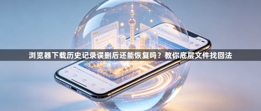 浏览器下载历史记录误删后还能恢复吗？教你底层文件找回法1