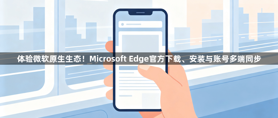 体验微软原生生态!Microsoft Edge官方下载、安装与账号多端同步1