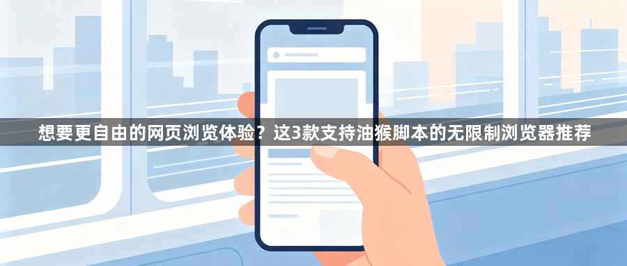 想要更自由的网页浏览体验？这3款支持油猴脚本的无限制浏览器推荐1