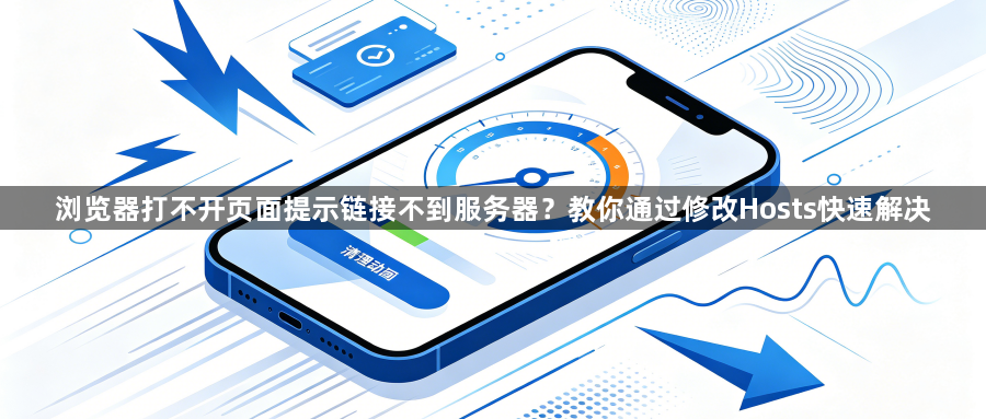 浏览器打不开页面提示链接不到服务器?教你通过修改Hosts快速解决1