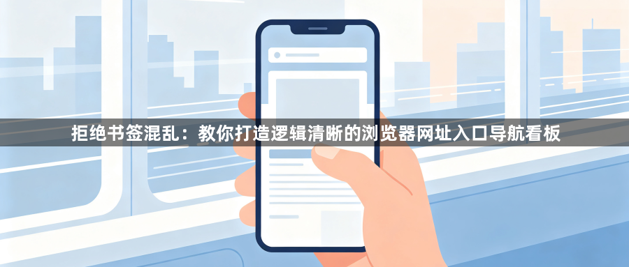 拒绝书签混乱:教你打造逻辑清晰的浏览器网址入口导航看板1