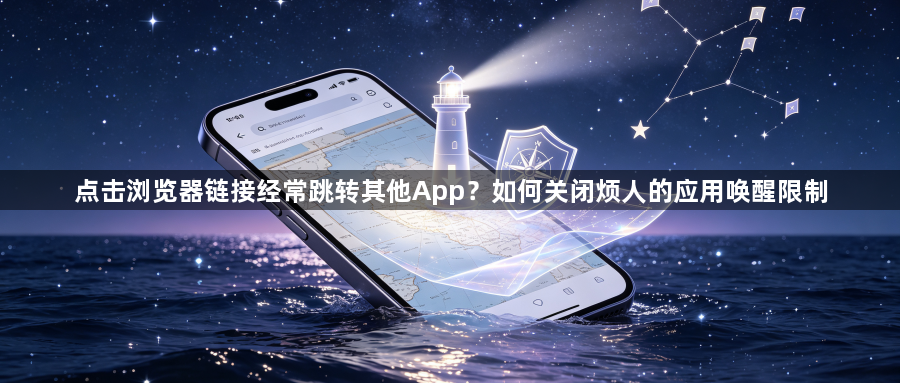 点击浏览器链接经常跳转其他App?如何关闭烦人的应用唤醒限制1