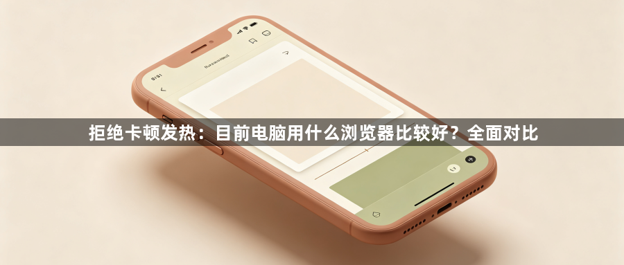 拒绝卡顿发热:目前电脑用什么浏览器比较好?全面对比1