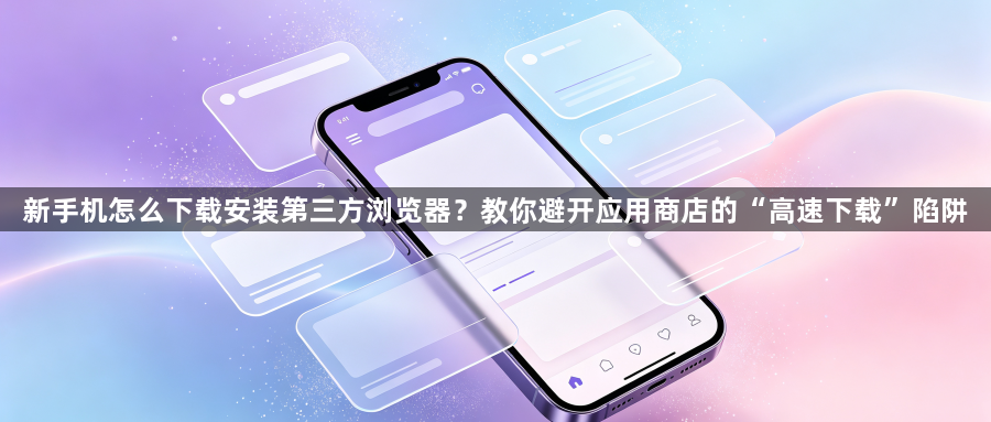 新手机怎么下载安装第三方浏览器？教你避开应用商店的“高速下载”陷阱1