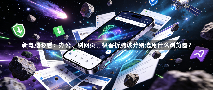 新电脑必看：办公、刷网页、极客折腾该分别选用什么浏览器？1