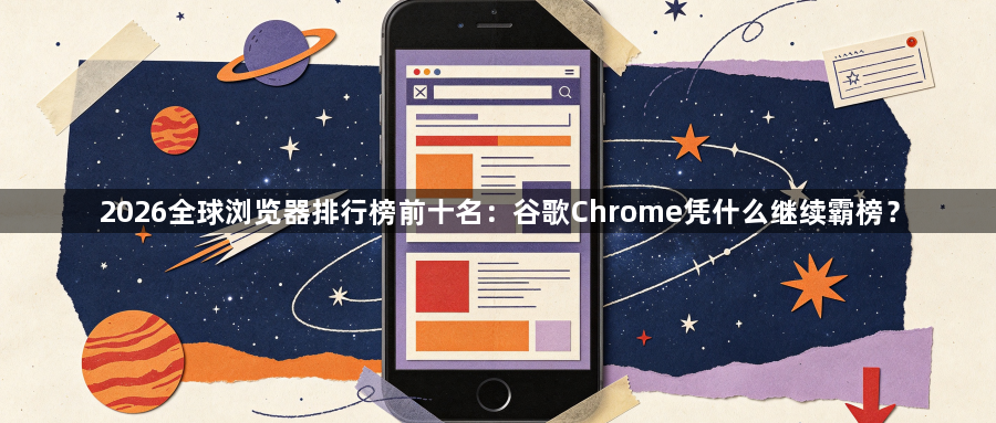2026全球浏览器排行榜前十名:谷歌Chrome凭什么继续霸榜?1