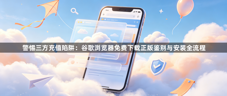 警惕三方充值陷阱:谷歌浏览器免费下载正版鉴别与安装全流程1